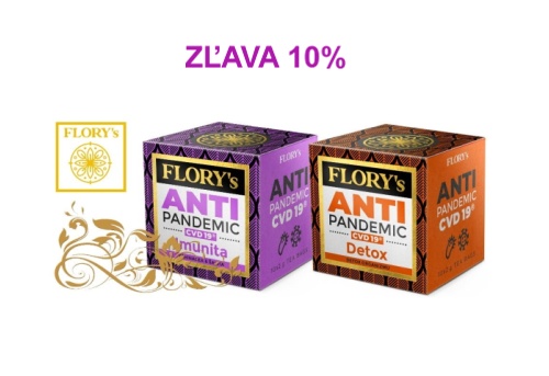 ZĽAVA 10% NA ČAJE FLORY´S